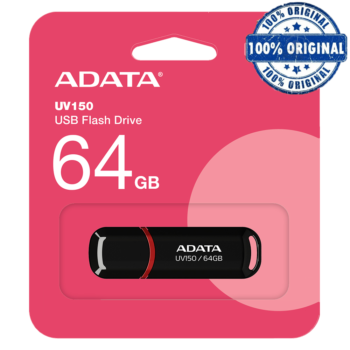 فلش UV۱۵۰ ۶۴G مشکی A-DATA USB ۳,۲